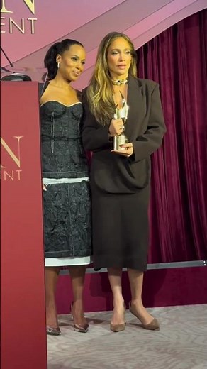 Jennifer Lopez Accepts Equity in Entertainment Award at THR Women in Entertainment #jlo #shorts