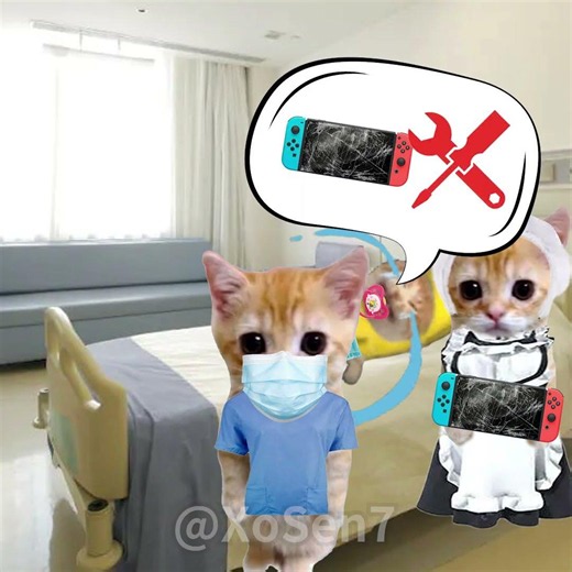 [2026] BANANA CAT 🍌🐱 BABY - PLAY SWITCH AND SWITCH REQUIRE SURGICAL REPAIR #catmemes #cat #bananacat