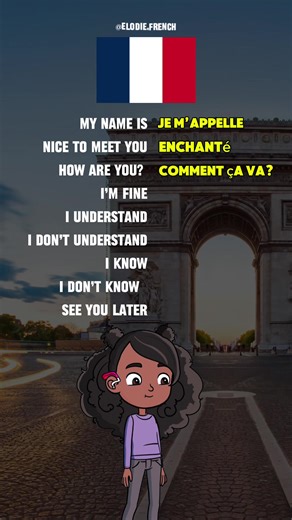 Conversational French - can you get 9/9? Let me know below 👇🏼 #french #francais #learnfrench #fyp #france