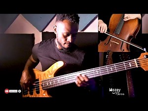 Warming up fingering Bass YAMAHA TRB 1005