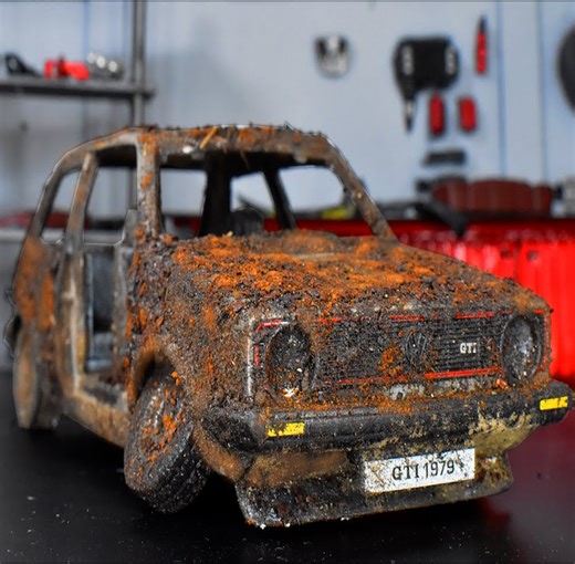 Restoration Abandoned Volkswagen Golf GTI MK1 Model Car | Pretty Restoration