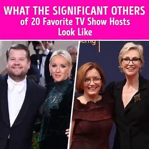 544K views · 63 reactions | What the significant others of 20 favorite TV show hosts look like | CelebRatings | Facebook