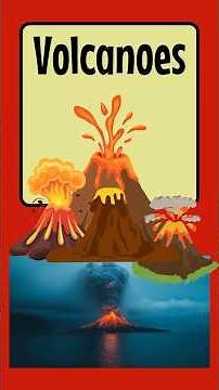 Volcanoes Explained 🌋 Explosive Science in 60 Seconds of Wow! #funscience #kidslearning #volcanoes