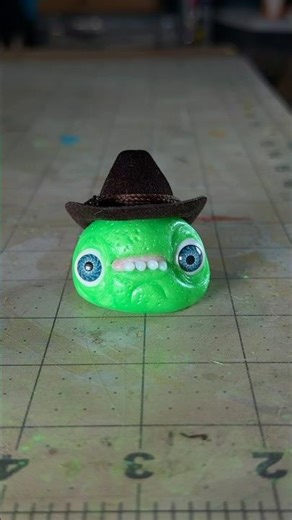 Neon Green Silicone Earplug Alien Blob