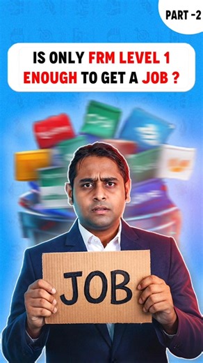 Is only FRM Level 1 enough to get a job? | FRM | FRM L1 | Fintelligents