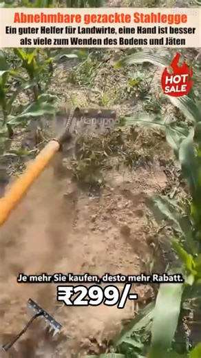 5.9M views · 8.4K reactions |  Weed Rake – Removable Manganese Steel...