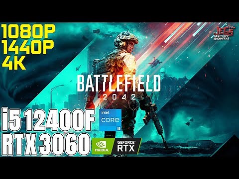 Battlefield 2042 | i5 12400F + RTX 3060 | 1080p, 1440p, 4K benchmarks!