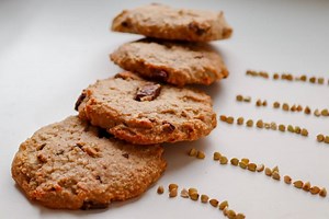 Vegan buckwheat oatmeal cookies (GF) - Bubble Green