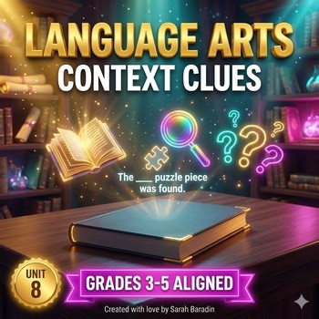 Context Clues Vocabulary Practice Crossword Puzzle With Word Bank