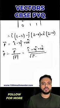 Vectos CBSE 2019 PYQ Solved | CBSE Class 12 Maths #12thmathmentor