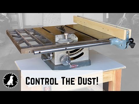 Adding Dust Collection to My Vintage Craftsman Table Saw // Woodworking Shop Build