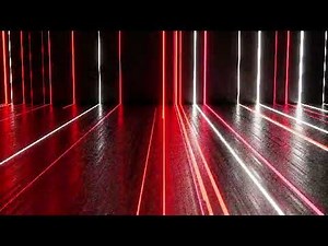 Red Abstract Geometric Lines Speed Warp Motion background Animated Neon Loop Live Wallpaper new 2023