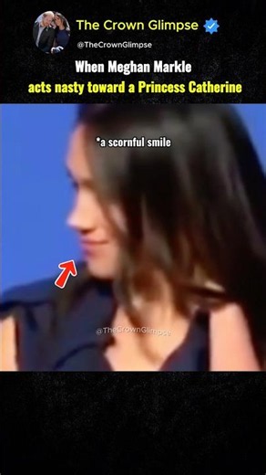When Meghan Markle acts nasty toward a Princess Catherine #meghanmarkle #catherine