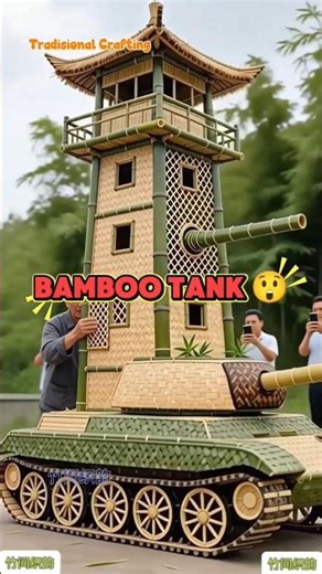 Amazing Tank Made From Bamboo