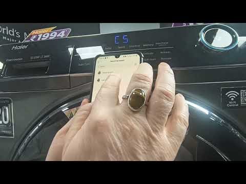 How to do App binding with Haier washing machine