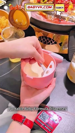 Portable Baby Formula Dispenser: Must-Have for Diaper Bag #BabyTravel #BabyGear