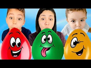 Balloon Song! Nursery Rhymes Songs for kids - Caletha Playtime