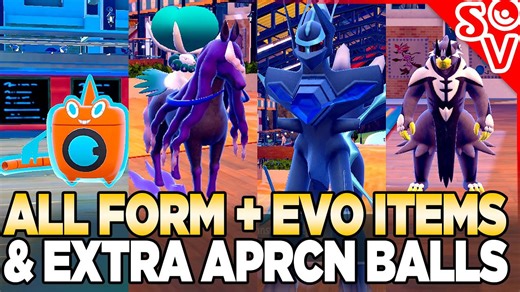 "How to Get All Evolution Items, Form Items, & Extra Apricorn Balls in Pokemon Scarlet and Violet"