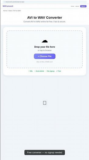 AVI to WAV — Easiest Way Ever! #Shorts