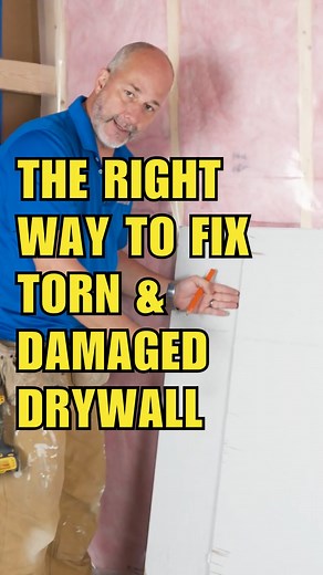 Jeff Thorman | Home RenoVision | Don’t lose an inch of your damaged drywall. Use this @kilzbrand primer sealer and it’s ready to mud! | Instagram