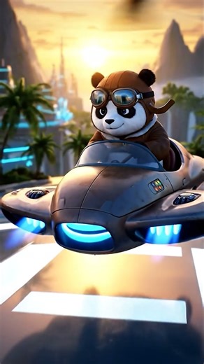 Panda Eating food #aivideo #foryou #cartoon #shorts #animation #cute