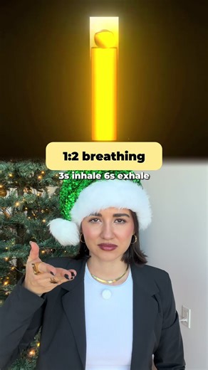 🫁 1:2 BREATHING (3–6) Nervous system reset before setting goals for 2026 Before you plan. Before you set goals. Before you decide what 2026 should look like — slow your body down first. If you plan from tension, control, or anxiety, you carry that state into the whole year. This breath helps you shift from overthinking → regulation. ⸻ How it works: • Inhale for 3 • Exhale for 6 A longer exhale tells your nervous system: you’re safe. Clarity comes after regulation — not before it. ⸻ Use this bre