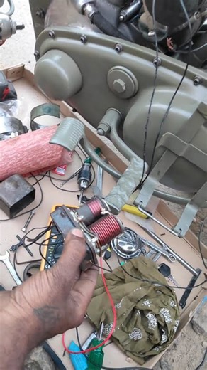 BSA M20 1942 dynamo working