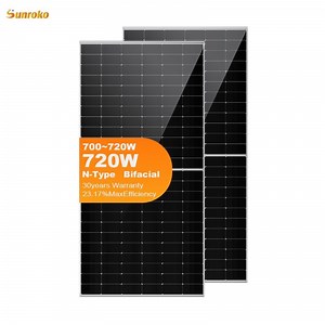 [Hot Item] Premium Hjt Solar Panel 700W 710W 720W N-Type Bifacial High-Efficiency Module with Durable Backsheet