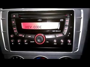 Ford Figo & Ford Fiesta cars, How to enter key Code in music system