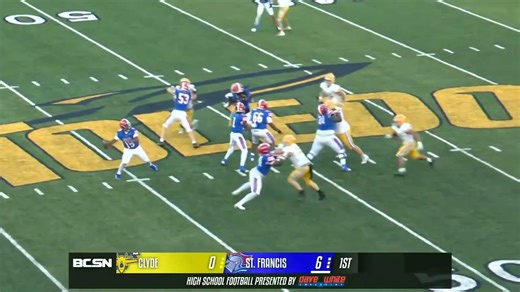 Houston, we've got no problems! 😎 Collins-Walker finds Jayden Houston for the score! St. Francis | BCSN Sports