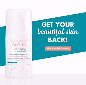 Stop maskne once and for all with our simple daily regime using the Avène Cleanance range and the latest Cleanance Comedomed Anti-blemishes Concentrate. Watch the video below on how to regain your beautiful and clear skin. Official Instagram: www.instagram.com/eauthermaleavenemy | Eau Thermale Avène
