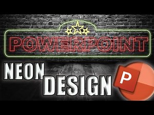 NEON DESIGN: HOW TO MAKE NEON EFFECTS IN POWERPOINT
