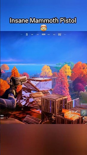 INSANE One Shot Mammoth Pistol Kills in Fortnite 🎭 | Crazy Headshots Montage