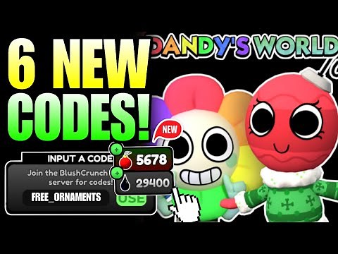 *NEW CODES* ALL WORKING CODES FOR DANDY'S WORLD IN 2025 - ROBLOX DANDYS WORLD CODES ORNAMENTS
