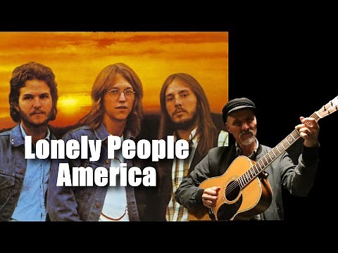 Lonely People America Guitar Lesson