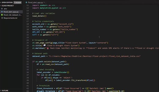 Developed Smart Flood Alert System using AI and Python | Megha Jaiswal posted on the topic | LinkedIn