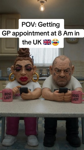 GP appointment at 8am UK — relatable UK comedy POV