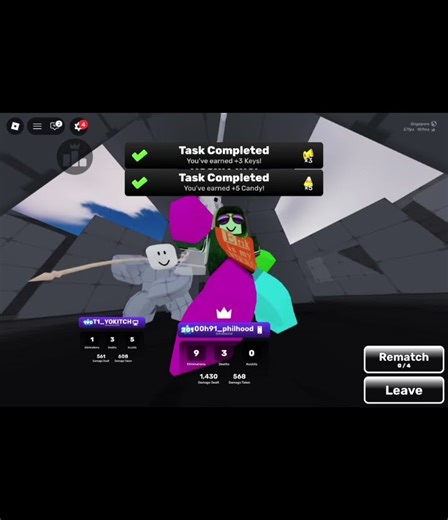 Playing with the best clan in roblox rivals #tangr