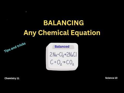 Balancing Chemical Equations - Step by step Guide, common mistakes to avoid and tricks to get it