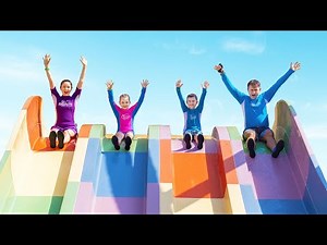 Diana and Roma Water Park Fun with Parents