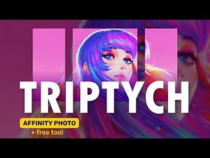 Create a Perfect Triptych (3 Panel split) in Affinity Photo and FREE Online Tool Included!