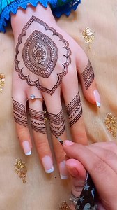 Simple Back Hand Mehendi Design | Mhndi art by saba atif