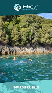25 reactions | NEW reel!  Follow our latest SwimTrekkers into the warm clarity of the Ionian Sea, tracing the western coast of mainland Greece  | SwimTrek Swimming Holidays | Facebook