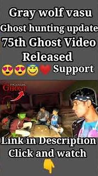 Gray wolf vasu 75th Ghost hunting video updates ❤😍 | Ghost hunting updates | Tamil. #shorts