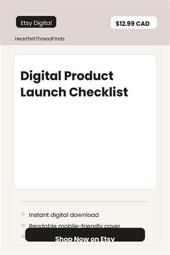 Digital Product Launch Checklist