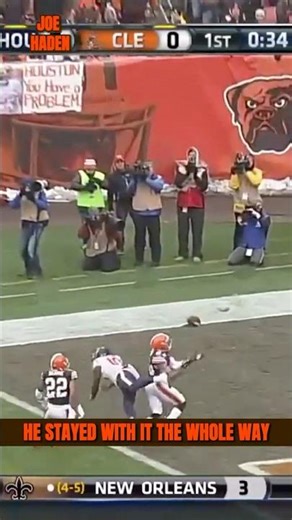 Joe Haden Stayed Locked in for This Endzone INT!