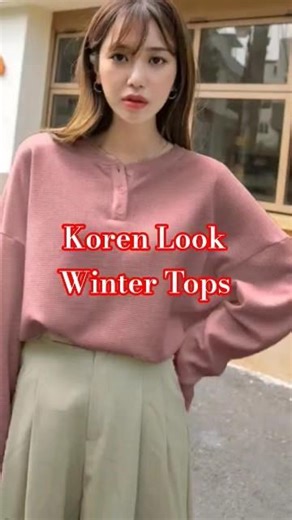 Korean Tops For Womens #WinterWearCollections #Familyshop #OnlineShopping #koreantop #womenfashion