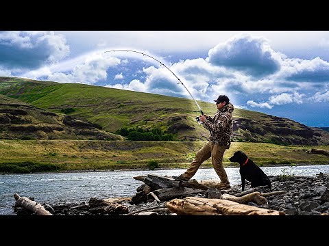 Bank Fishing for River Monsters | Snake River, Washington
