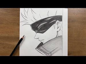 How to Draw Gojo Satoru Step by Step | Jujutsu Kaisen Drawing Tutorial