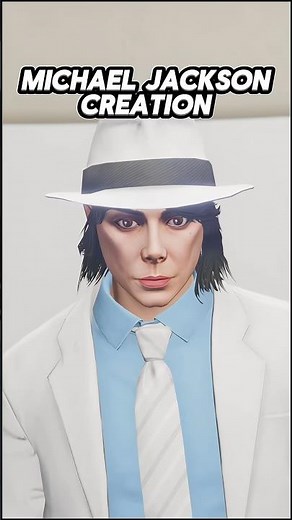 Michael Jackson GTA 5 Character Creation #gta5 #michaeljackson #shorts